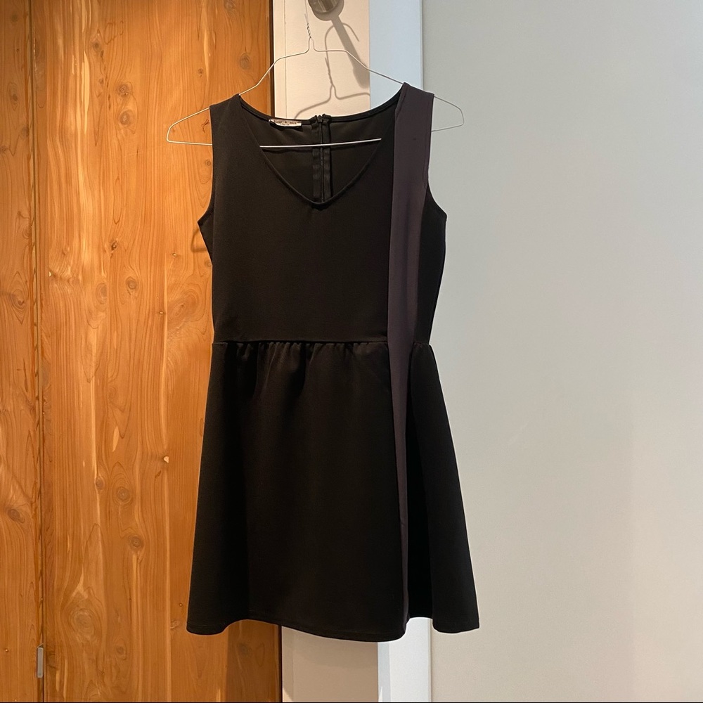 Black mini dress